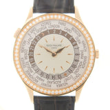 Patek Philippe Complications World Time Automatic Diamond White Dial Watch #7130R-011 - Watches of America #2