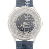 Patek Philippe Complications World Time New York Edition Automatic Diamond Blue Dial #7130G-015 - Watches of America