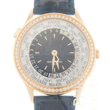 Patek Philippe Complications World Time New York Edition Automatic Diamond Blue Dial Watch #7130R-012 - Watches of America #2