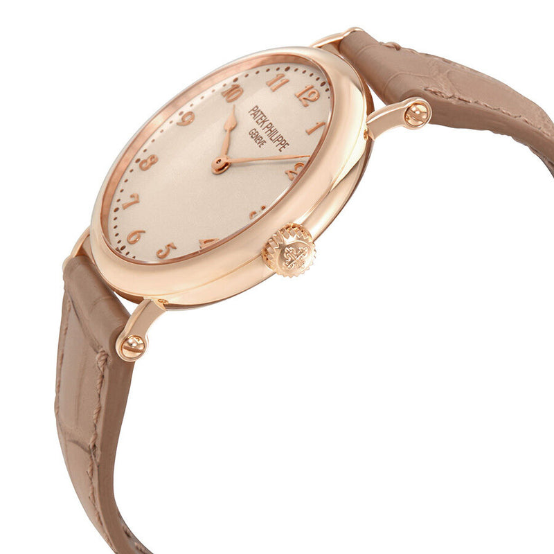 Patek Philippe Cream Dial 18kt Rose Gold Automatic Ladies Watch #7200R-001 - Watches of America #2