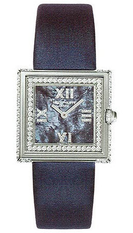 Patek Philippe Gondolo 18kt White Gold 3-Strap Diamond Ladies Watch -1G#4869G - Watches of America