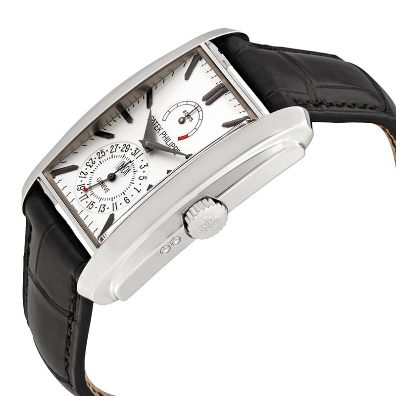 Patek Philippe Gondolo Silver White Dial 18K White Gold Men's Watch #5200G-010 - Watches of America #2