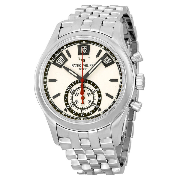 Patek Philippe Grand Complications Chronograph Silver Dial Stainless Steel Men's Watch 5960-1A#5960/1a-001 - Watches of America