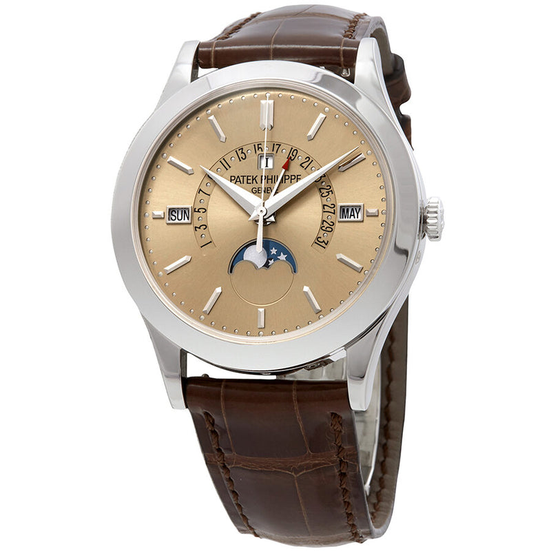 Patek Philippe Grand Complications Platinum Automatic Prepetual Calendar Men's Watch #5496P-014 - Watches of America