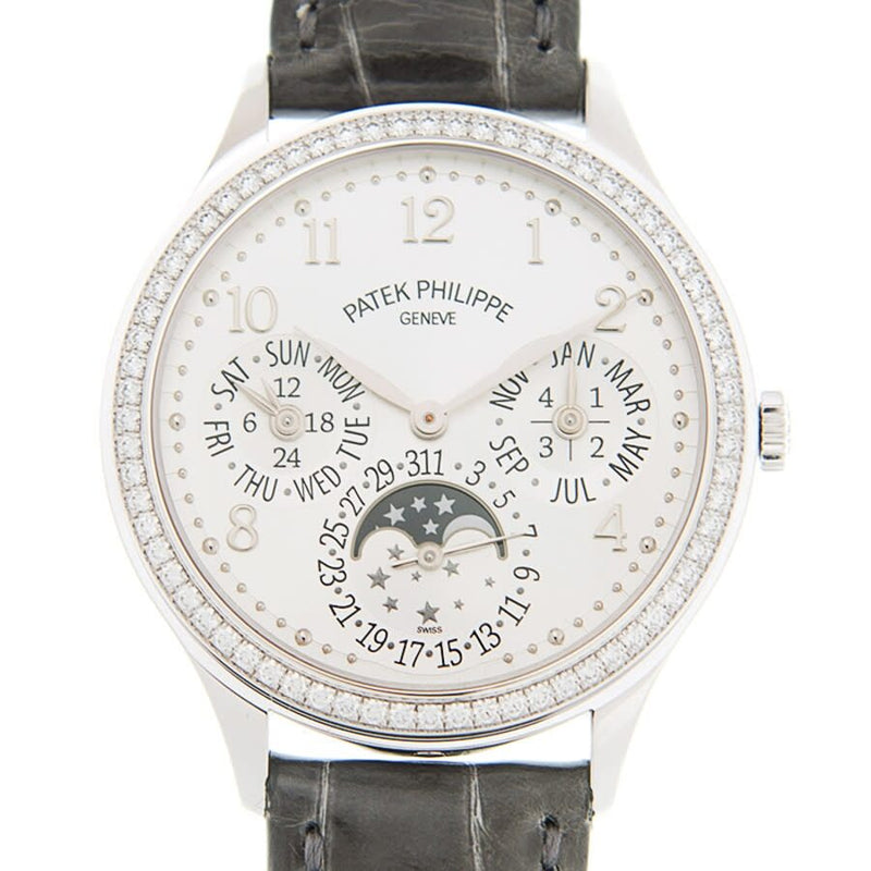 Patek Philippe Grand Complications Perpetual Automatic Diamond White Dial Ladies Watch #7140G-001 - Watches of America #2