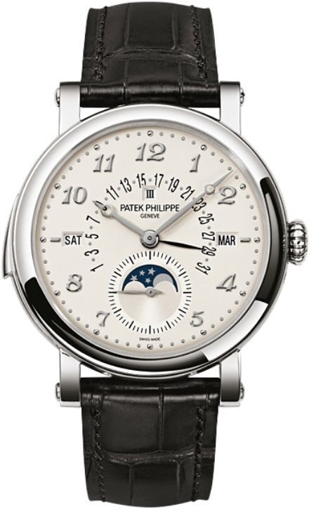 Patek Philippe Grand Complications Perpetual Automatic White Dial Men's Watch #5213G-001 - Watches of America