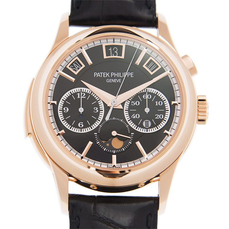 Patek Philippe Grand Complications Perpetual Chronograph Automatic Black Dial Unisex Watch #5208R-001 - Watches of America