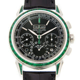 Patek Philippe Grand Complications Chronograph Diamond Black Dial Men's Watch #5271-13P-001 - Watches of America #2