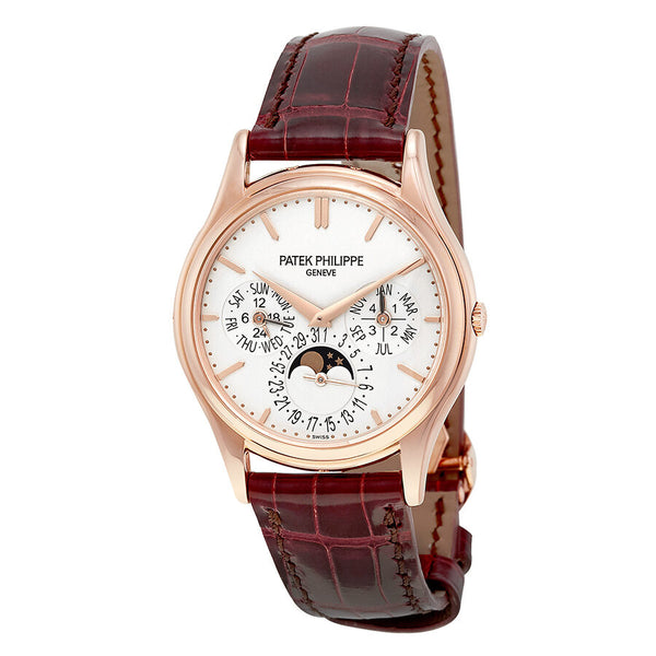 Patek Philippe Grand Complications Silver Dial 18kt Rose Gold Men's Watch #5140R-011 - Watches of America