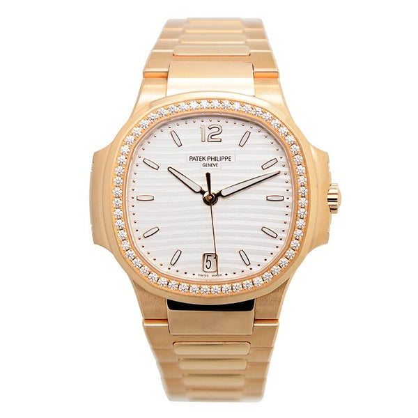Patek Philippe Nautilus Automatic Diamond Ladies Watch #7118/1200R-001 - Watches of America #2