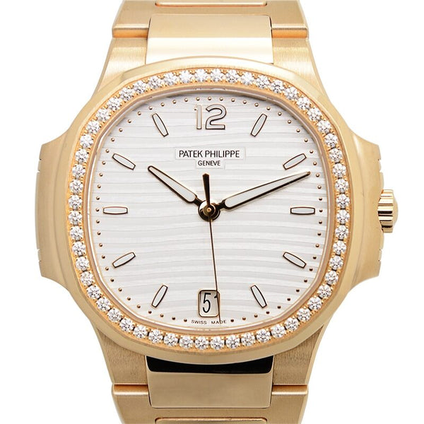 Patek Philippe Nautilus Automatic Diamond Ladies Watch #7118/1200R-001 - Watches of America