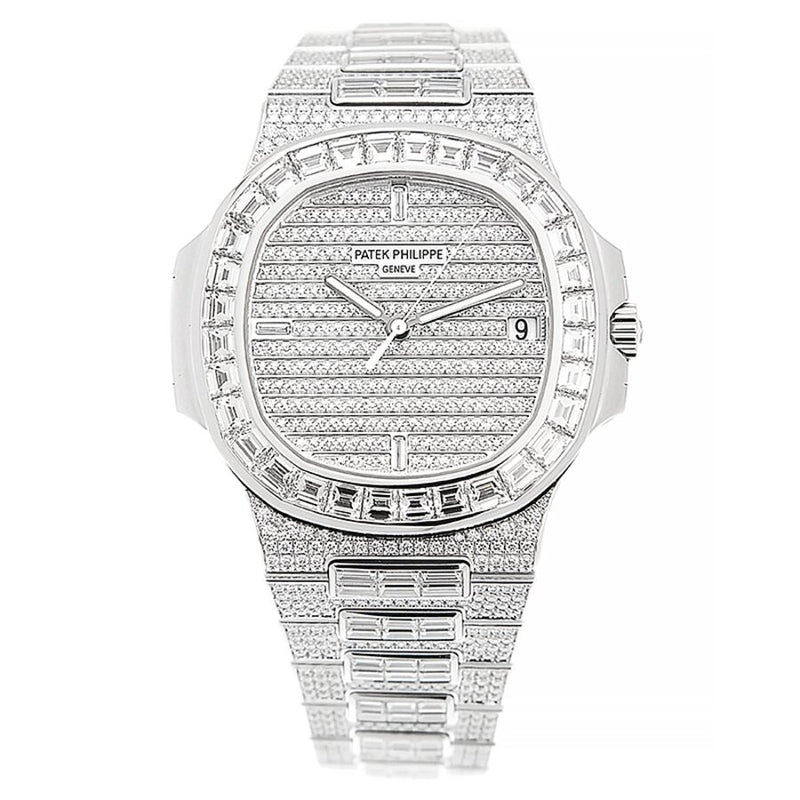 Nautilus deals diamond watch