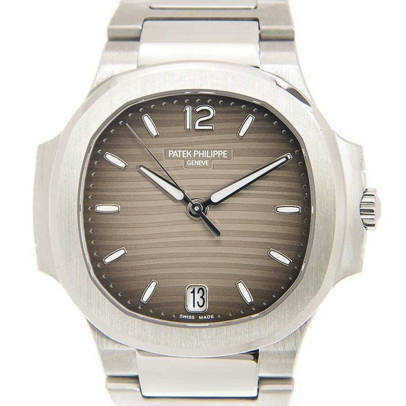 Patek Philippe Nautilus Automatic Grey Dial Ladies Watch #7118-1A-011 - Watches of America