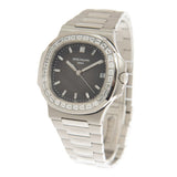 Patek Philippe Nautilus Automatic Platinum Diamond Grey Dial Watch #5711-110P-001 - Watches of America #4