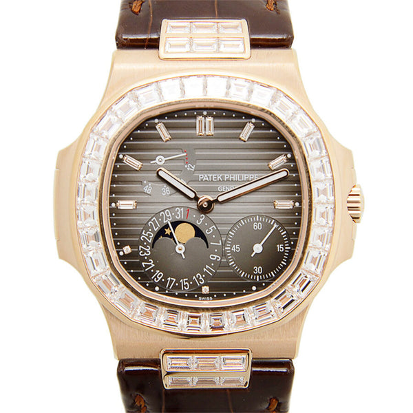 Patek Philippe NAUTILUS Black Dial Unisex Watch #5724R-001 - Watches of America #2