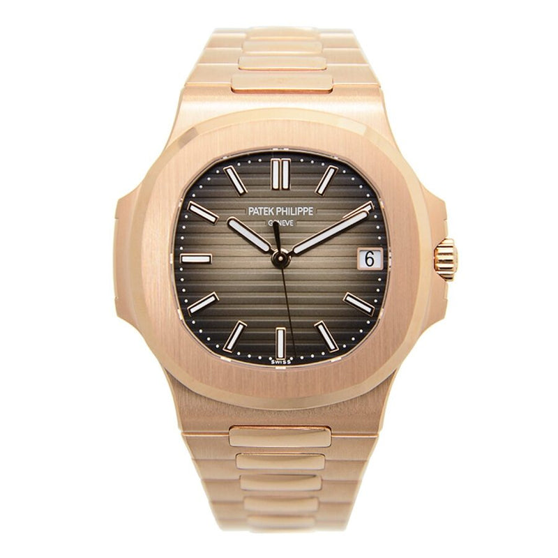 Patek Philippe Nautilus Brown Dial 18K Rose Gold Automatic Men's Watch #5711-1R-001 - Watches of America #2