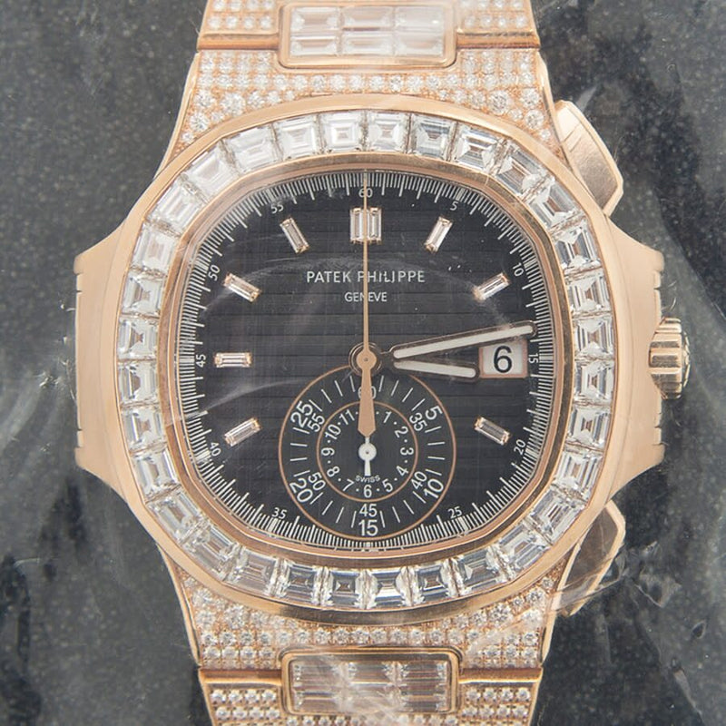 Patek Philippe Nautilus Chronograph Automatic Black Dial Men's Watch #5980/1400R-011 - Watches of America #2