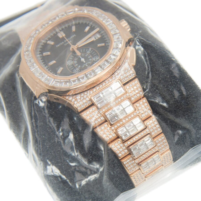 Patek Philippe Nautilus Chronograph Automatic Black Dial Men's Watch #5980/1400R-011 - Watches of America #4