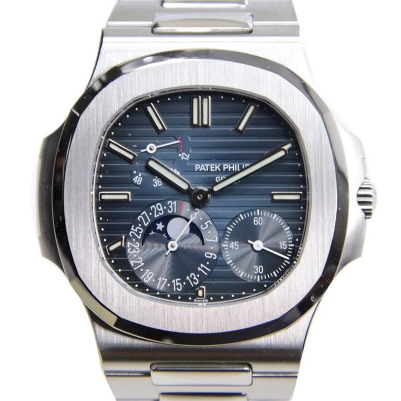 Patek Philippe Nautilus Automatic Blue Dial Men's Watch 5712 / 1a-001#5712/1A-001 - Watches of America
