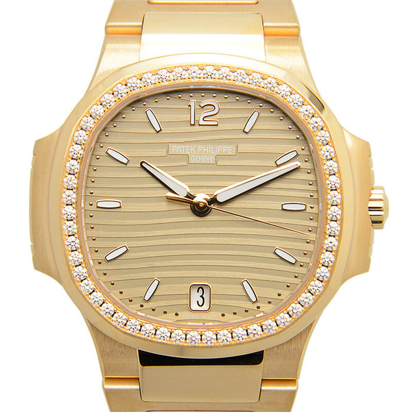 Patek Philippe Nautilus Rose Gold Ladies Watch Ladies #7118-1200R-010 - Watches of America