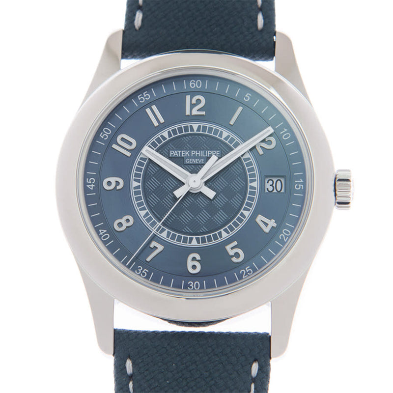 Patek Philippe 'New Manufacture' Calatrava Automatic Blue Dial Men's Watch #6007A-001 - Watches of America