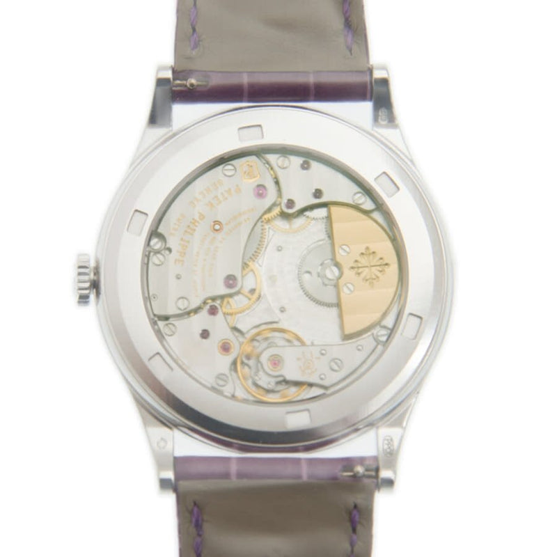 Patek Philippe Rare Handcrafts Diamond Purple Dial Unisex Watch #5077-100G-025 - Watches of America #4