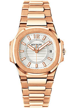 Patek Philippe Silvery White Dial Stainless Steel Men's Watch #7011/1R-001 - Watches of America