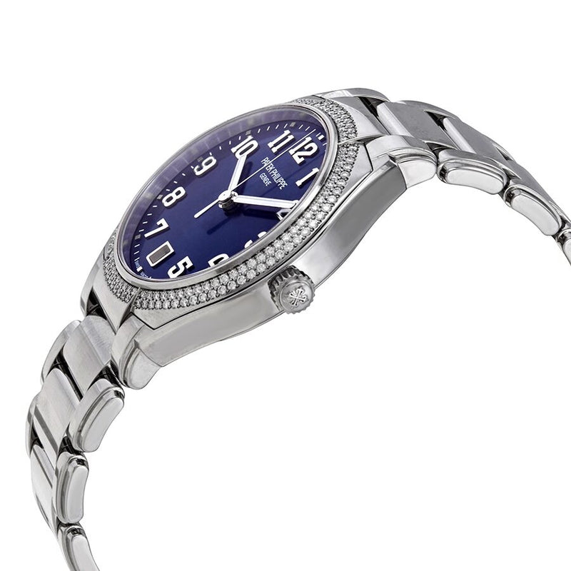 Patek Philippe Twenty 4 Automatic Blue Sunburst Dial Diamond Ladies Watch #7300/1200A-001 - Watches of America #2