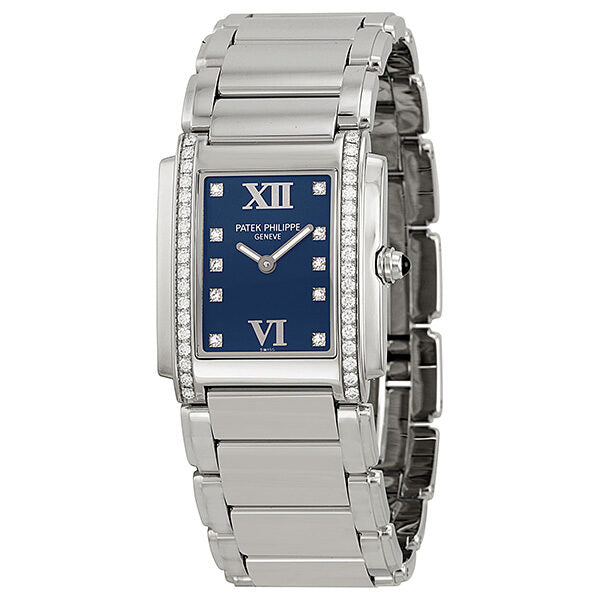 Patek Philippe Twenty-4 Medium Stainless Steel Ladies Watch #4910-10A-012 - Watches of America