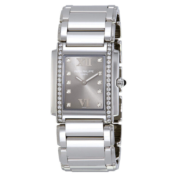 Patek Philippe Twenty~4 'Eternal Gray' Dial Ladies Watch #4910/10A-010 - Watches of America