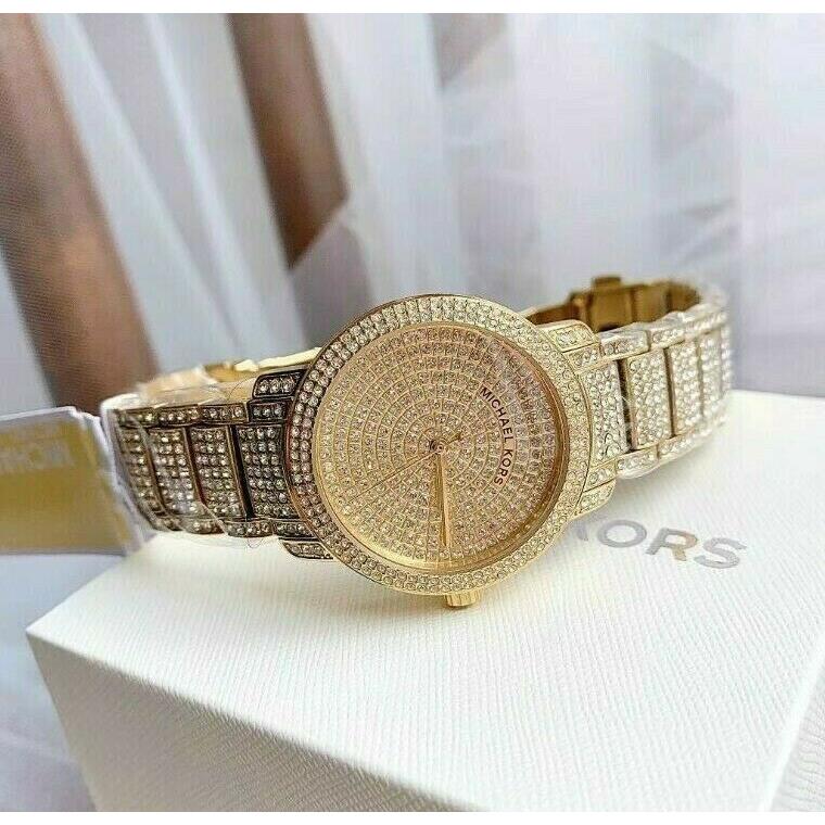Michael Kors Glitz Gold Pave Women's Watch  MK6547 - Watches of America