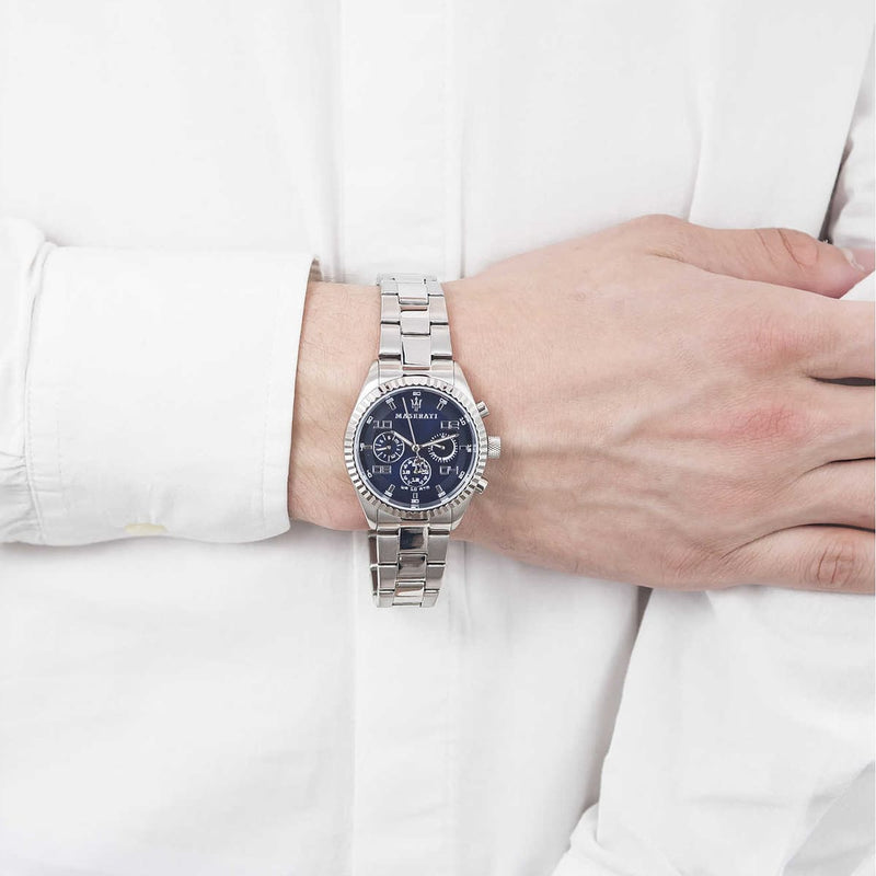 Maserati Competizione Blue Dial Men's Watch R8853100011