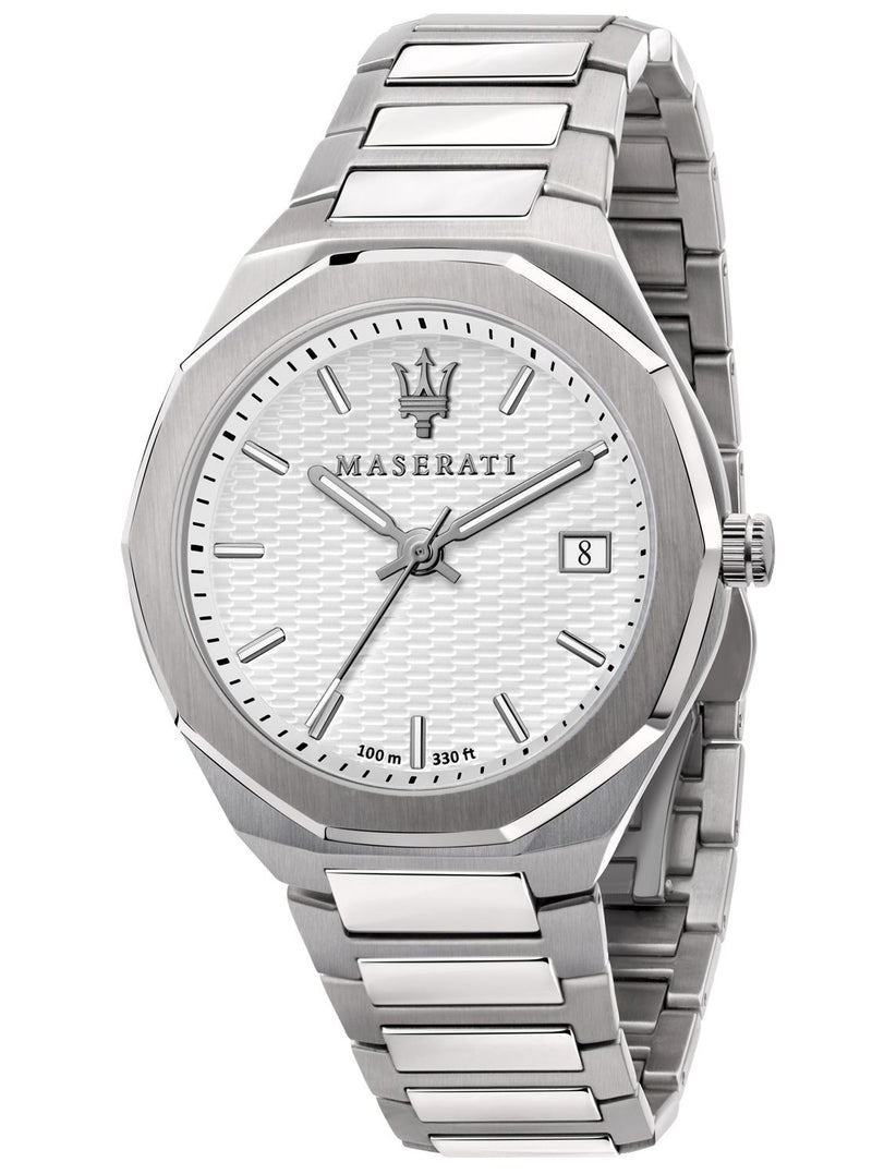 Maserati Stile White Dial  R8853142005 - Watches of America