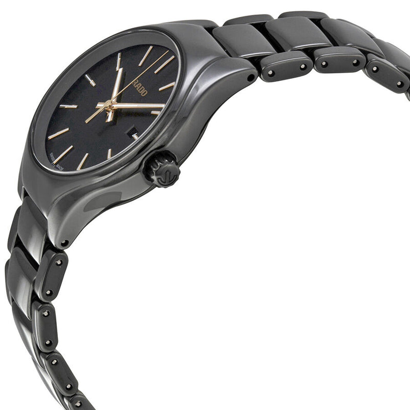 Rado Black Dial Black Ceramic Ladies Watch #R27059162 - Watches of America #2