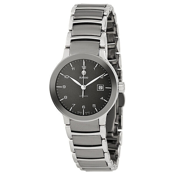 Rado Centrix Automatic Ceramic and Stainless Steel Ladies Watch #R30940112 - Watches of America
