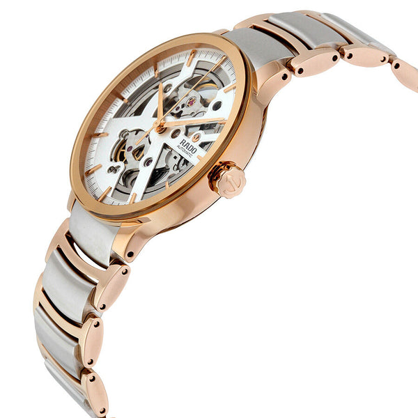 Rado Centrix Automatic Silver Skeleton Dial Men's Watch #R30181103 - Watches of America #2
