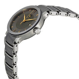 Rado Centrix Automatic Stainless Steel and Ceramic Ladies Watch #R30940132 - Watches of America #2