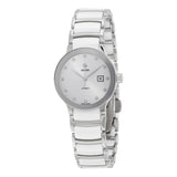 Rado Centrix Automatic White Dial Ladies Watch #R30027732 - Watches of America