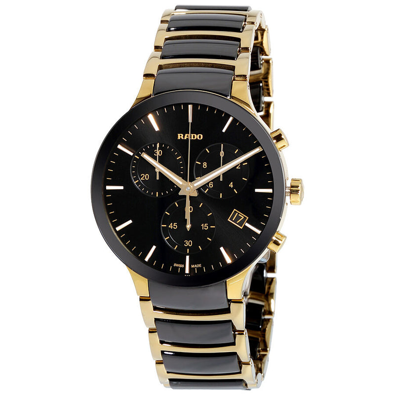 Rado Centrix Black Dial Men's Chronograph Watch #R30134162 - Watches of America