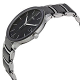 Rado Centrix Black Dial Stainless Steel and Black Ceramic Men's Watch #R30934162 - Watches of America #2