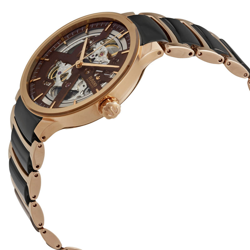 Rado Centrix Automatic Brown Skeleton Dial Men's Watch #R30181312 - Watches of America #2