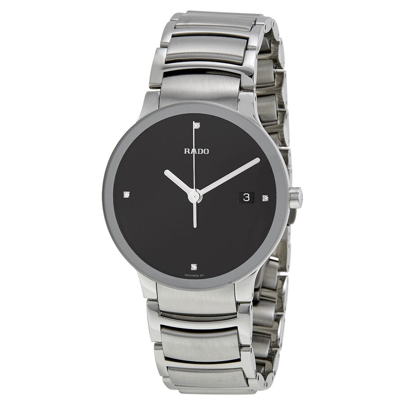 Rado Centrix Jubile Black Diamond Dial Men's Watch #R30927713 - Watches of America