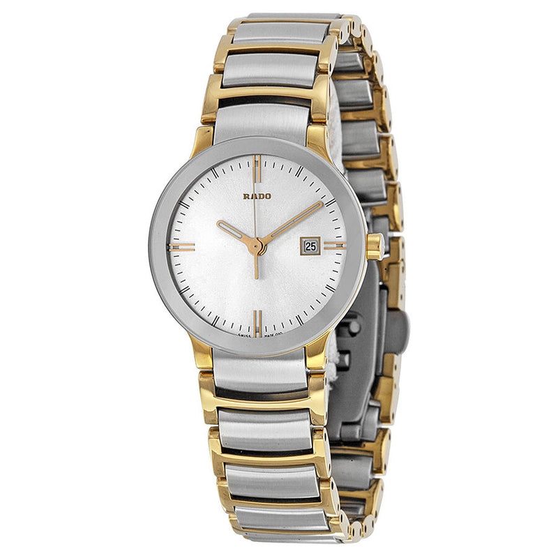 Rado Centrix Jubile Silver Dial Two-tone Ladies Watch #R30932103 - Watches of America