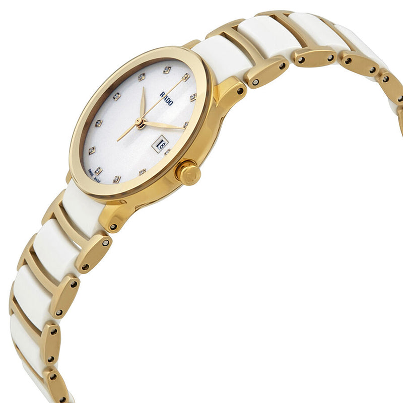 Rado Centrix Jubile White Diamond Dial Ladies Watch #R30528752 - Watches of America #2