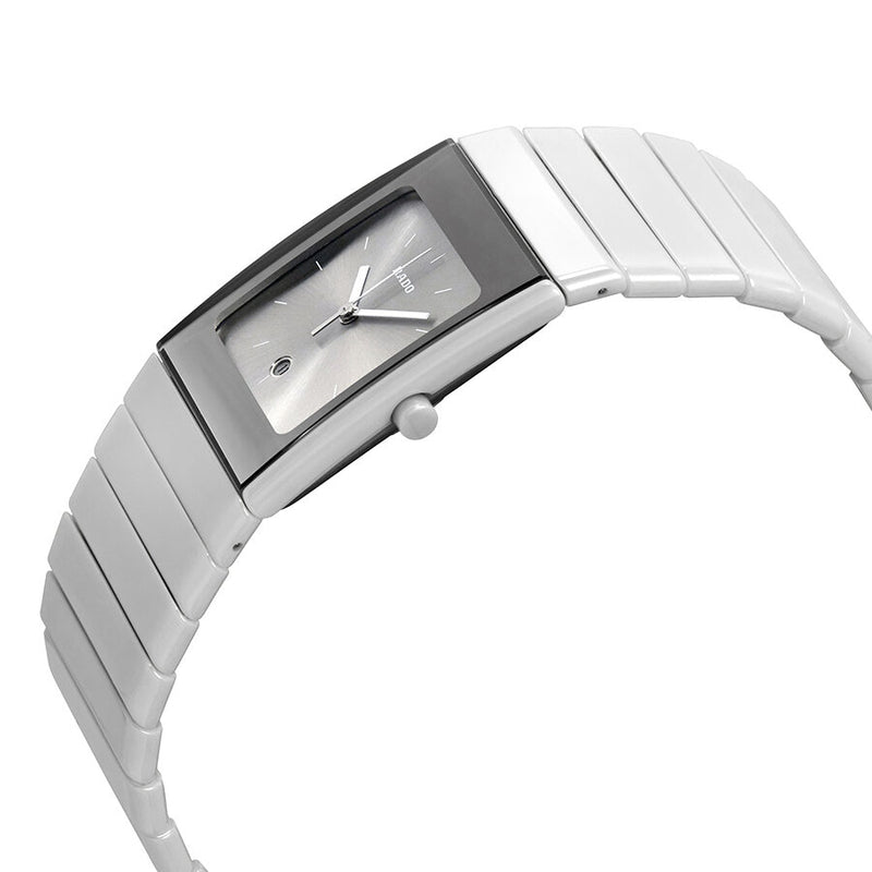 Rado Ceramica Silver Dial Ladies Watch #R21587102 - Watches of America #2
