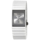 Rado Ceramica Silver Dial Ladies Watch #R21587102 - Watches of America