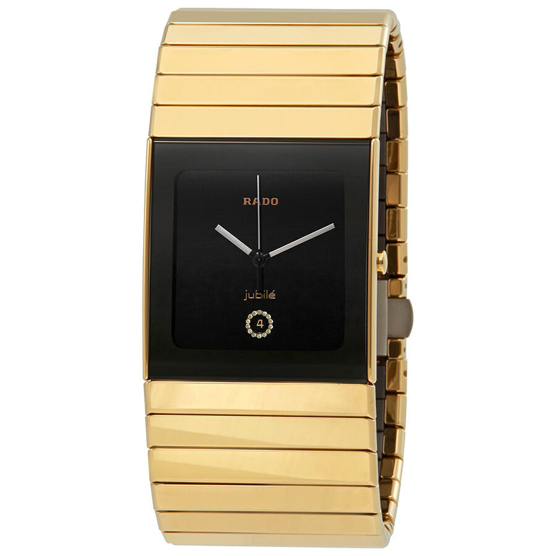 Rado Ceramica XL Black Dial Men's Watch #R21892702 - Watches of America