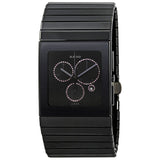 Rado Ceramica XL Chronograph Black Dial Men's Watch #R21714732 - Watches of America