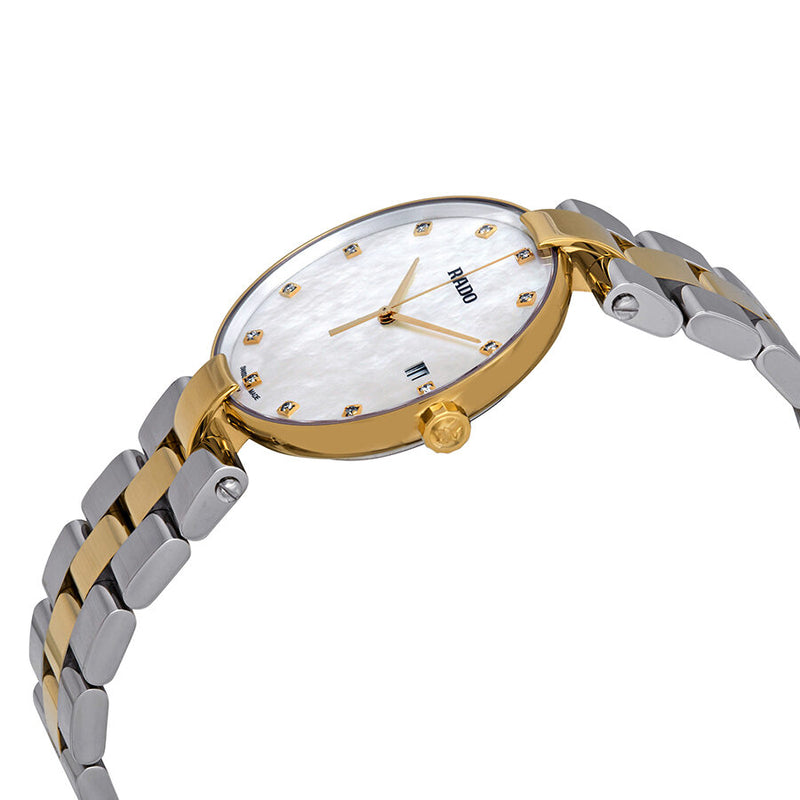 Rado Couple White Mother of Pearl Diamond Dial Ladies Watch #R22856924 - Watches of America #2
