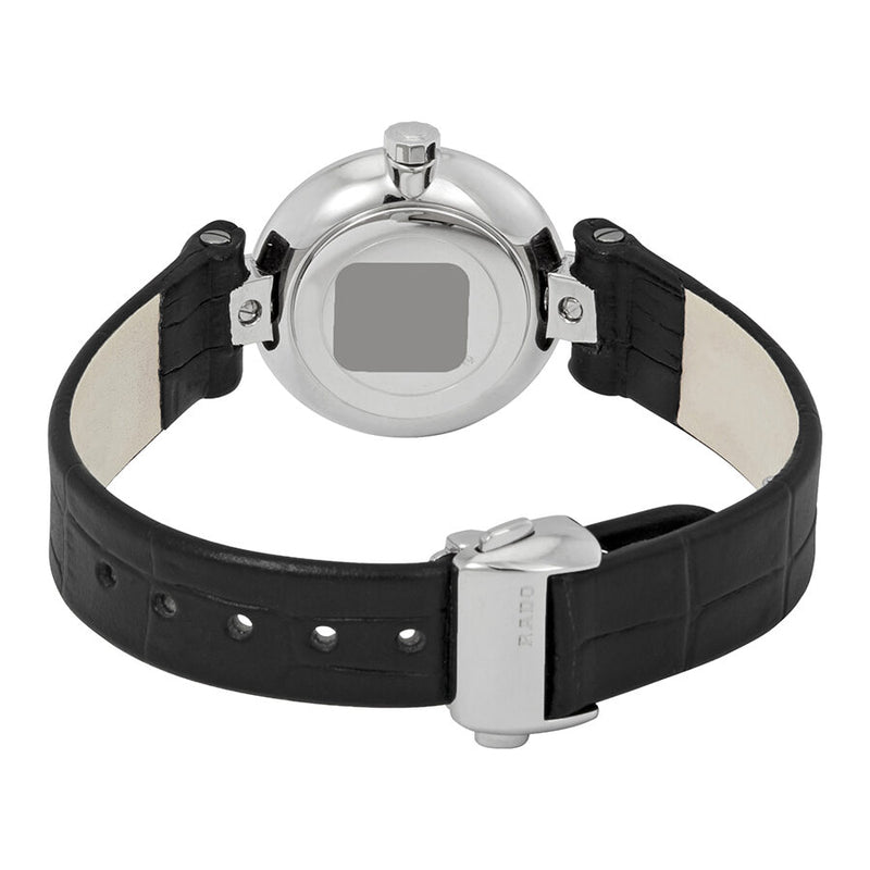Rado Coupole Quartz Black Dial Black Leather Ladies Watch #R22854705 - Watches of America #3